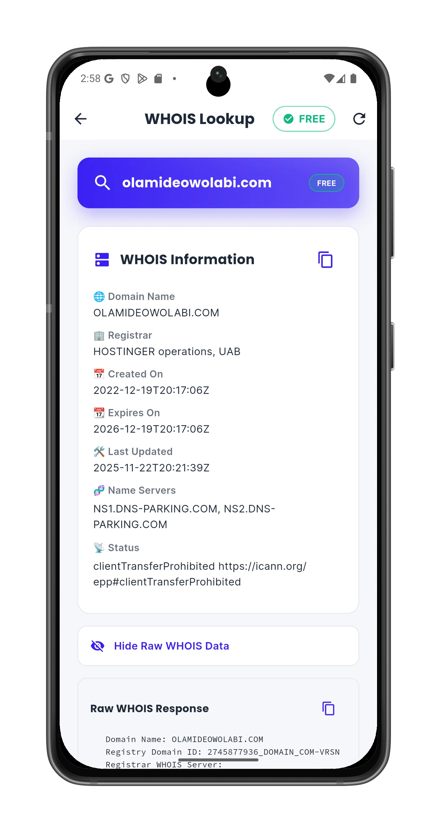 ClatScope (OSINT) screenshot